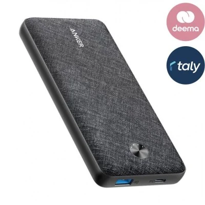 Anker PowerCore Metro 10000mAh Power Bank - Black Fabric